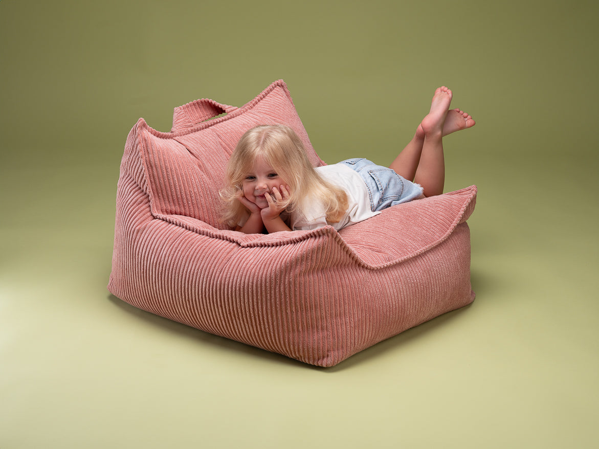 Wigiwama Wigiwama Beanbag Chair - Pink Mousse - Decomusy