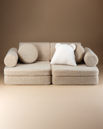 Wigiwama Wigiwama Settee Sofa Speelset - Biscuit - Decomusy