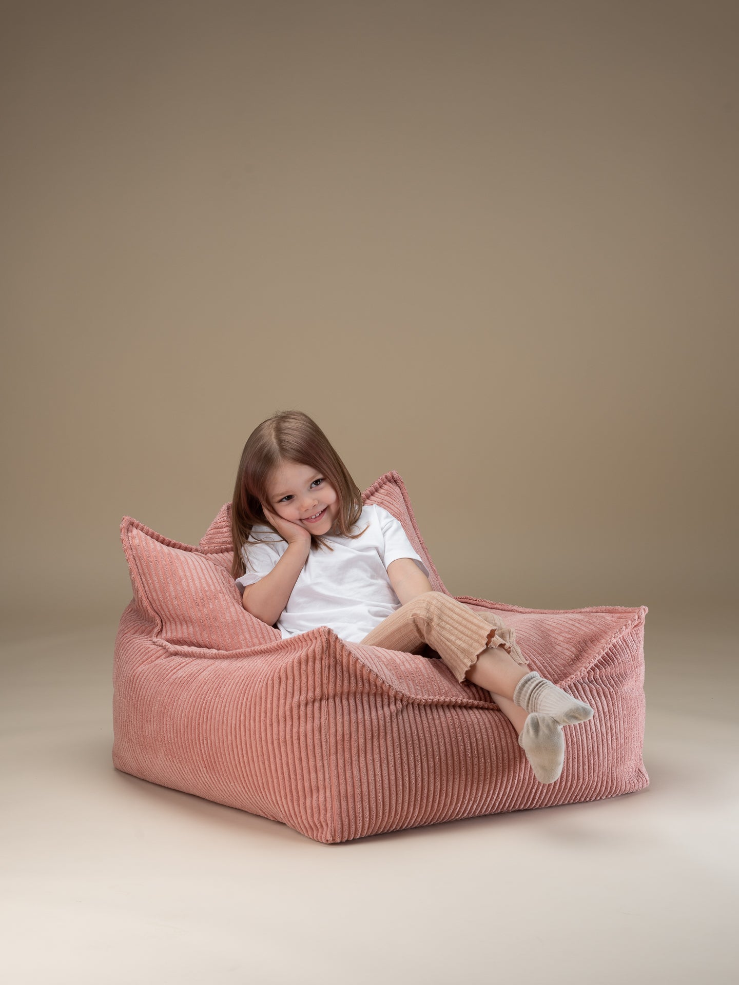 Wigiwama Wigiwama Beanbag Chair - Pink Mousse - Decomusy