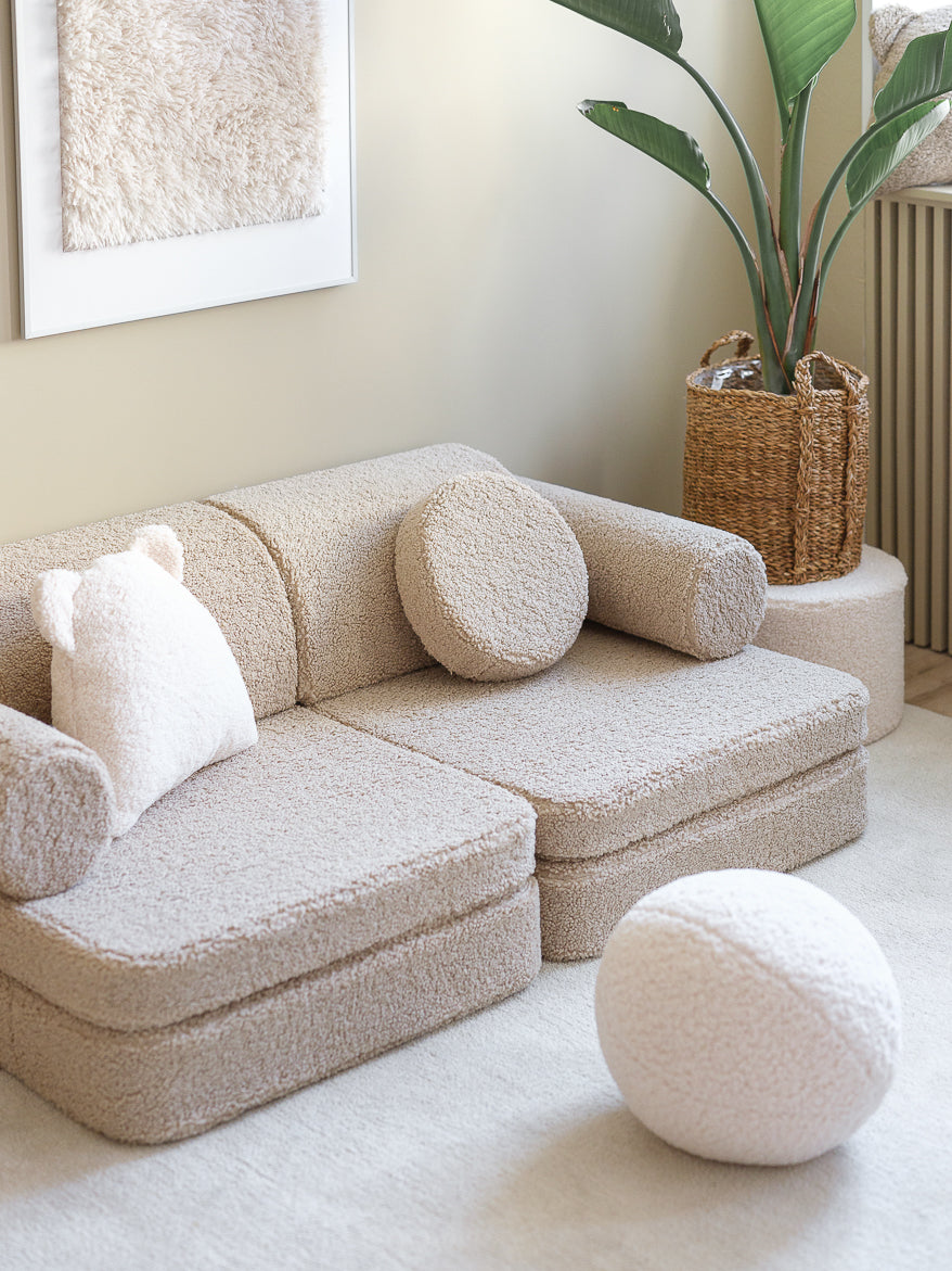 Wigiwama Wigiwama Settee Sofa Speelset - Biscuit - Decomusy