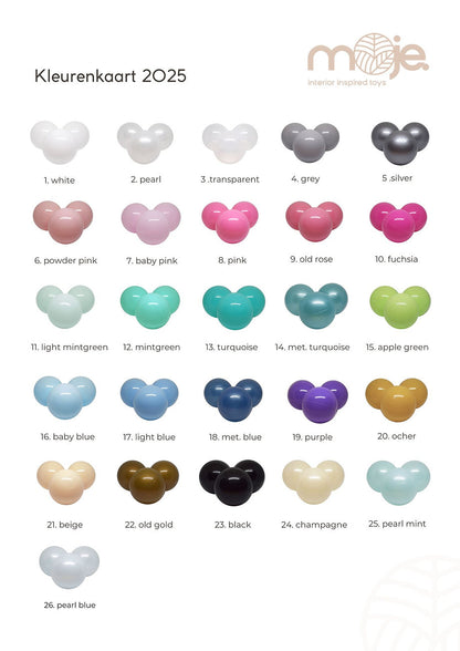 Moje. Moje. Rib Velvet Ballenbad - 90x40 cm - Grey - Decomusy