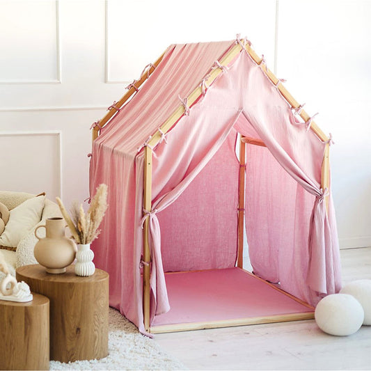 Moje. Moje. Playhouse Speelhuisje Scandi II - Pink - Decomusy