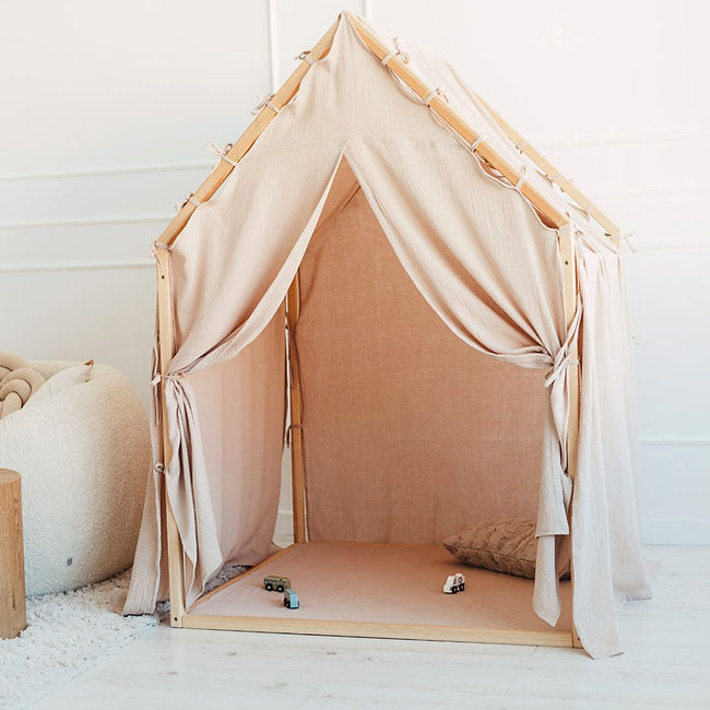 Moje. Moje. Playhouse Speelhuisje Scandi II - Beige - Decomusy