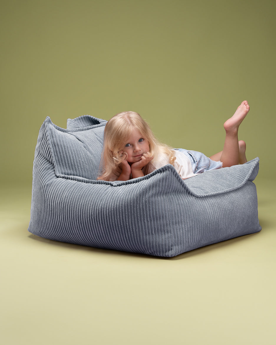 Wigiwama Wigiwama Beanbag Chair - Blueberry Blue - Decomusy