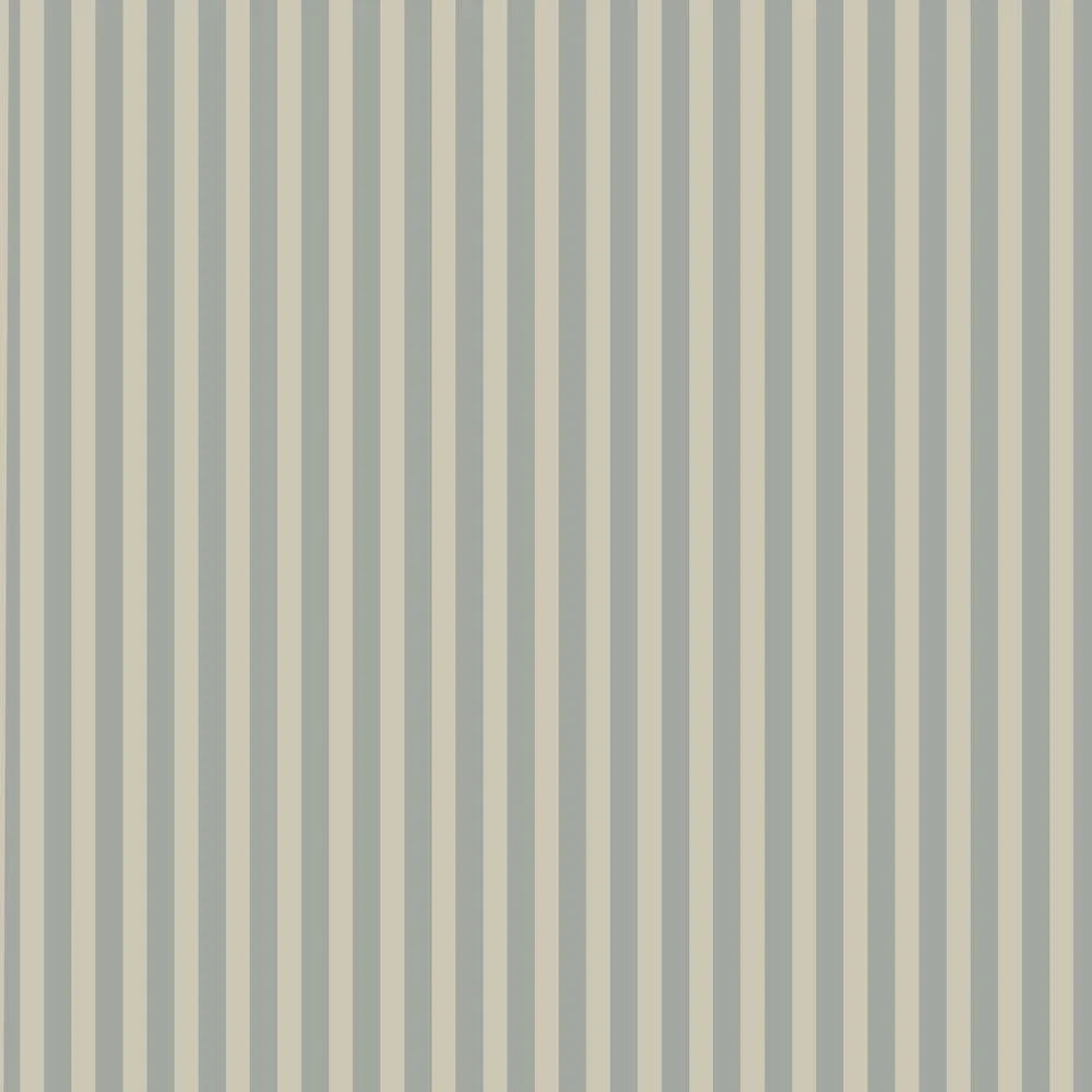 Dekornik Vliesbehang - Simple Vintage Stripes Beige Blue