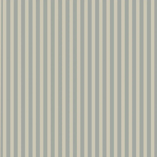 Dekornik Vliesbehang - Simple Vintage Stripes Beige Blue