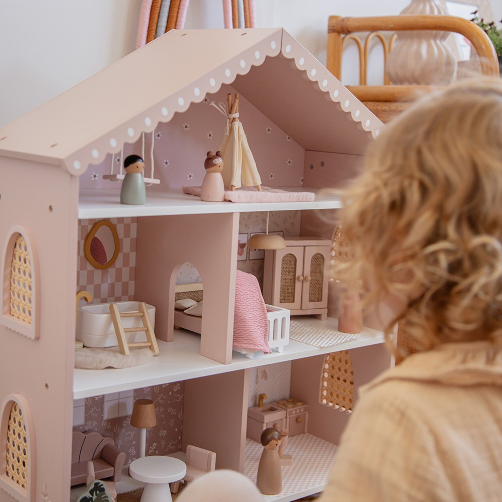 Label Label Doll House - Poppenhuis - Pink