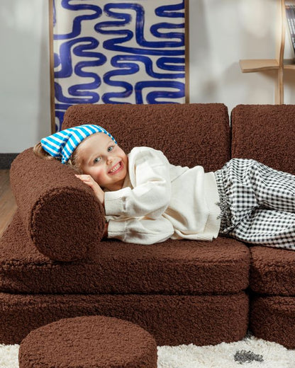 Wigiwama Wigiwama Settee Sofa Speelset Teddy - Warm Hazel - Decomusy