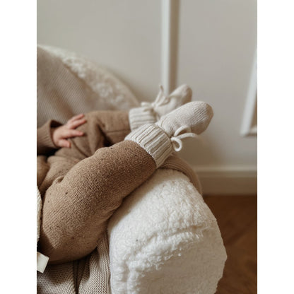 Muzpony Teddy stoel White - met geborduurde naam - Decomusy