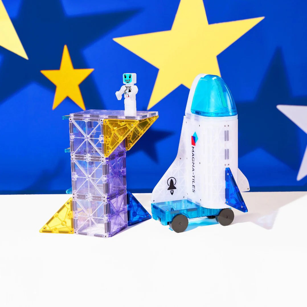 Magna-Tiles MAGNA-TILES® Space + microMAGS 32-delige Magnetische Bouwset - Decomusy