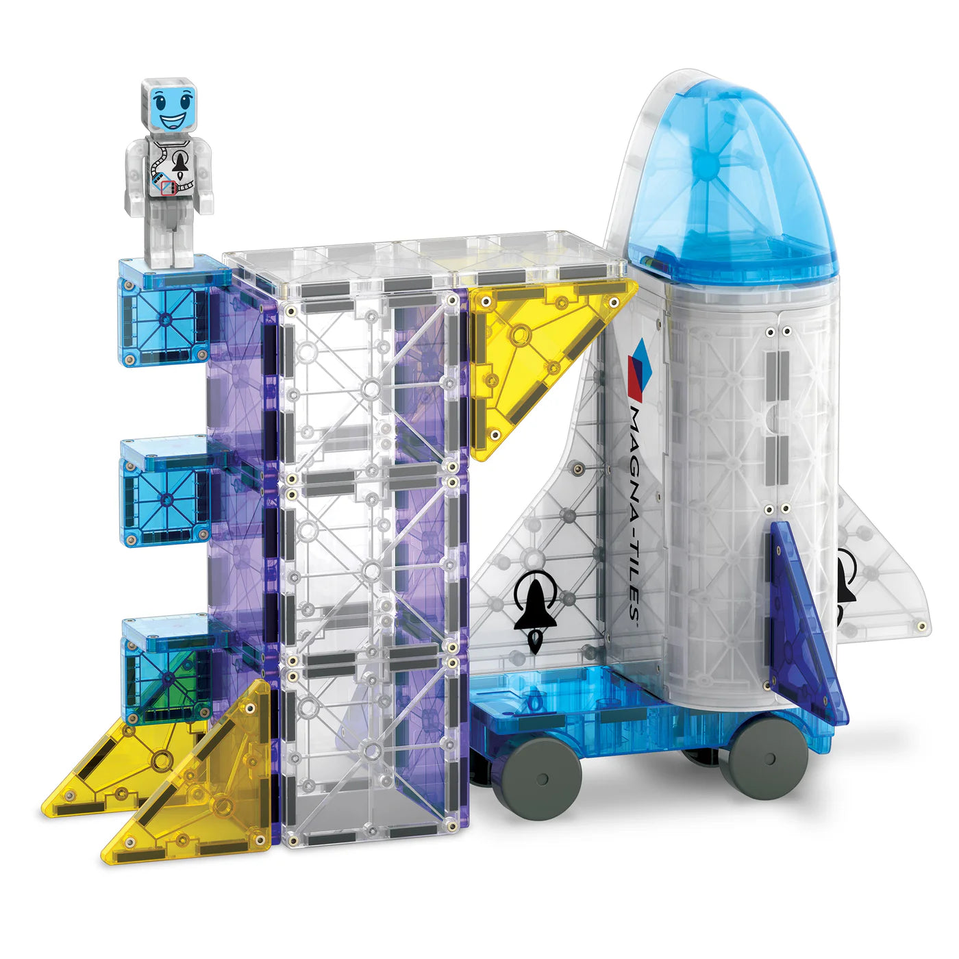 Magna-Tiles MAGNA-TILES® Space + microMAGS 32-delige Magnetische Bouwset - Decomusy