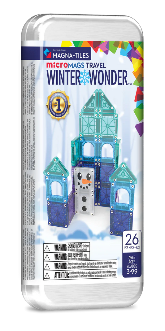Magna-Tiles MAGNA-TILES® Winter Wonder Reisset, 26-Delige Magnetische Bouwset - Decomusy