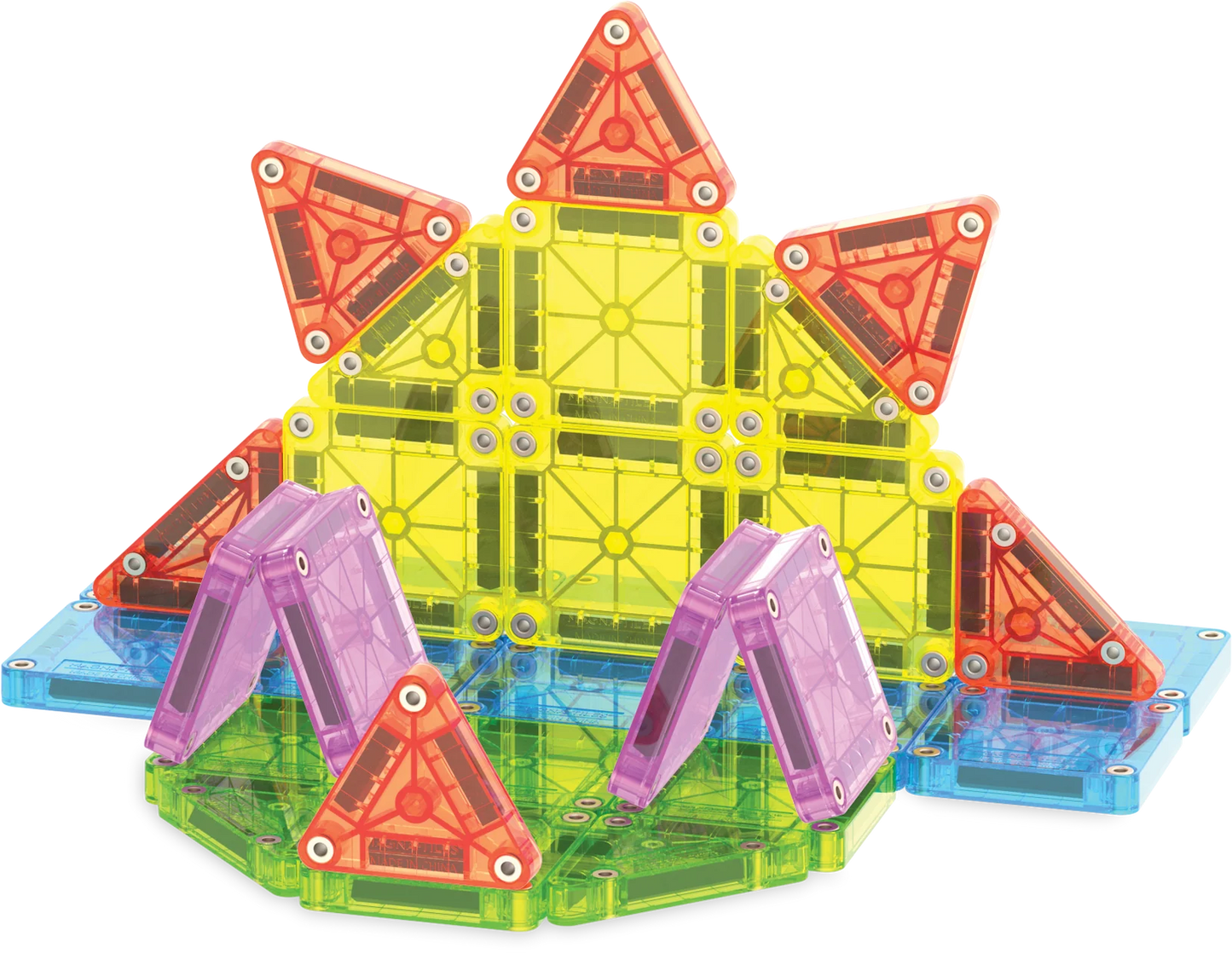 Magna-Tiles MAGNA-TILES® Reisset - Travel Set Deluxe - 55 stuks - Decomusy