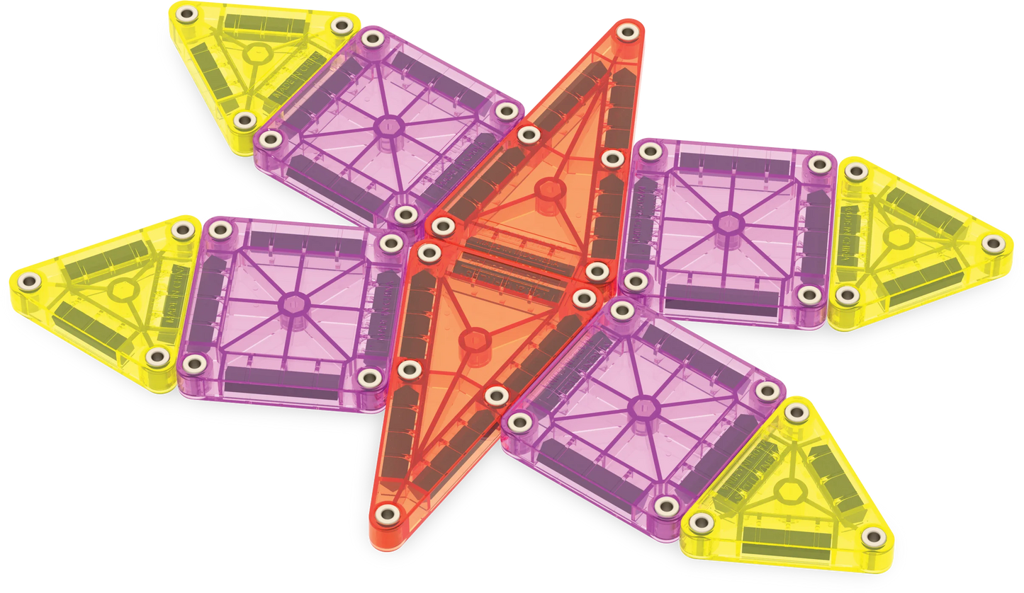 Magna-Tiles MAGNA-TILES® Reisset - Travel Set Deluxe - 55 stuks - Decomusy