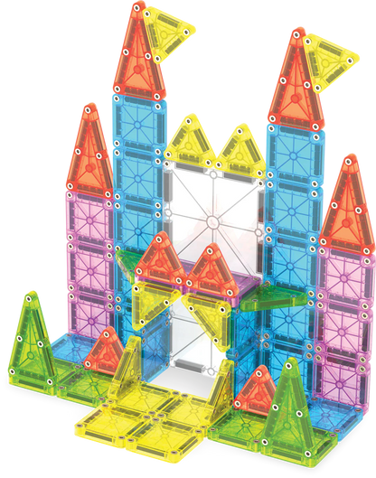 Magna-Tiles MAGNA-TILES® Reisset - Travel Set Deluxe - 55 stuks - Decomusy
