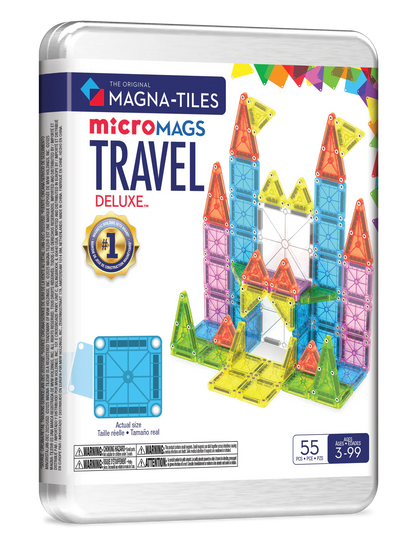 Magna-Tiles MAGNA-TILES® Reisset - Travel Set Deluxe - 55 stuks - Decomusy