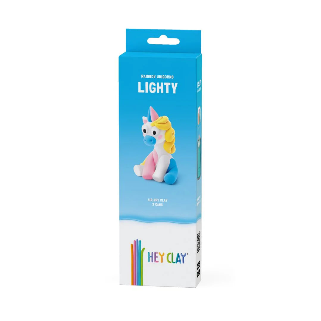 Hey Clay Hey Clay Rainbow Unicorn - Lighty - 3 cans - Decomusy