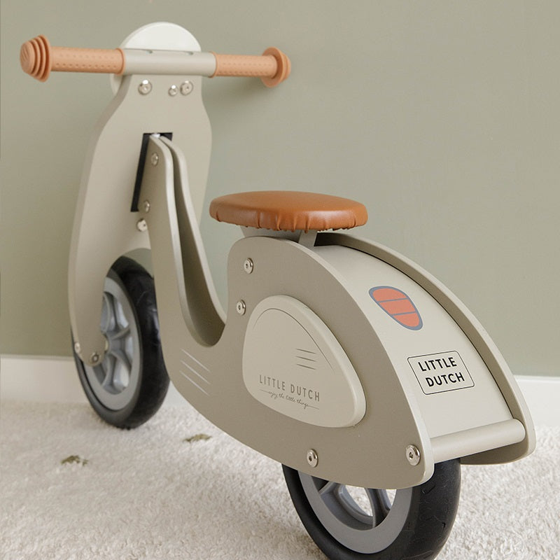Little Dutch Little Dutch Loopscooter olive FSC - Decomusy