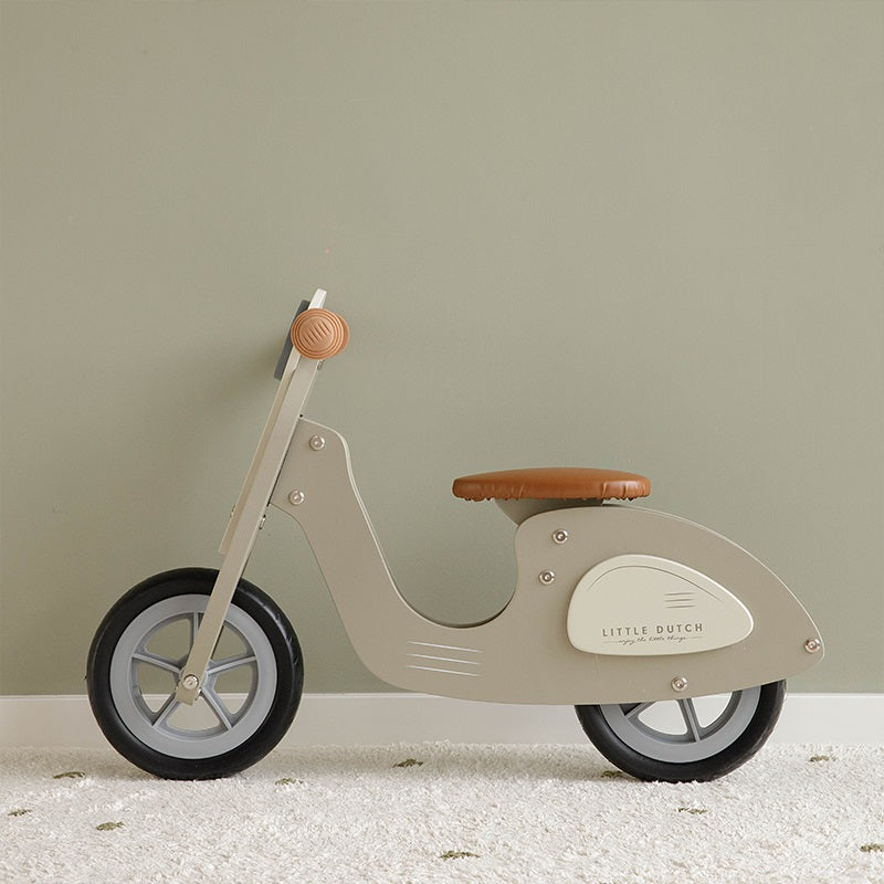 Little Dutch Little Dutch Loopscooter olive FSC - Decomusy