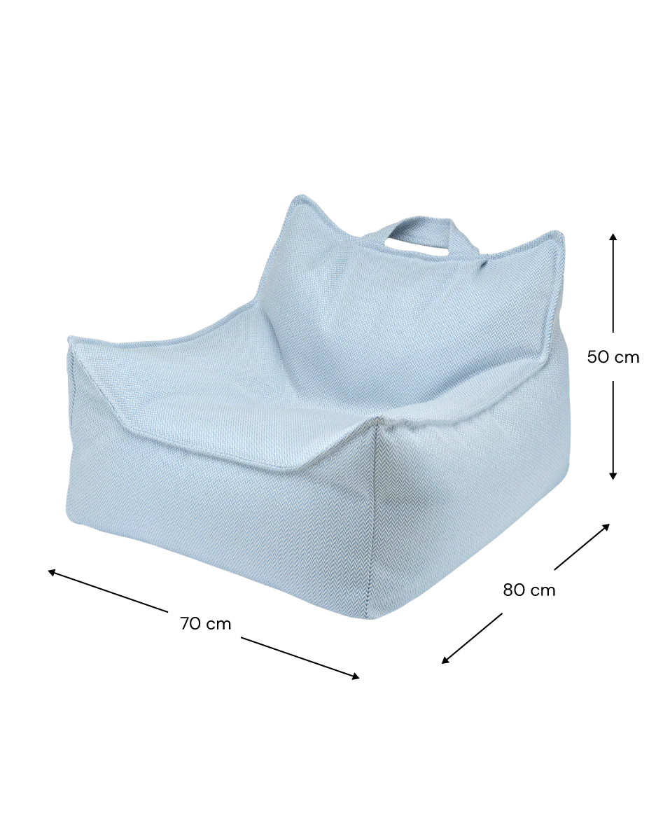 Wigiwama Wigiwama Beanbag Chair Outdoor - Azure - Decomusy