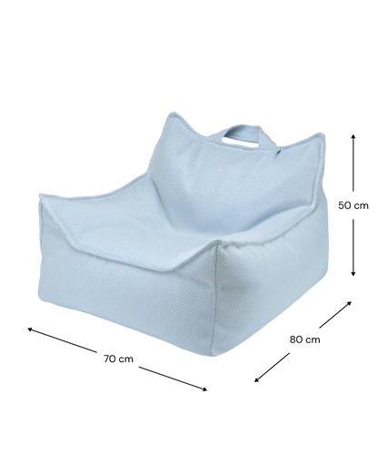 Wigiwama Wigiwama Beanbag Chair Outdoor - Azure - Decomusy