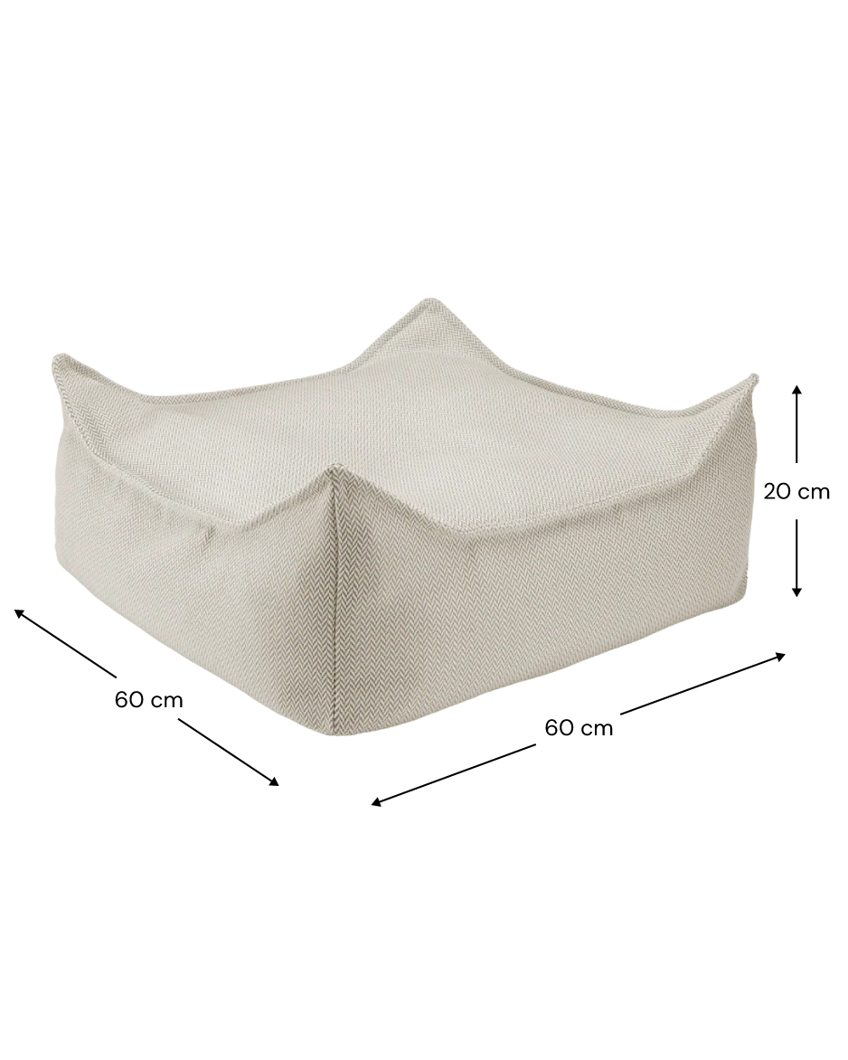 Wigiwama Wigiwama Pouffe Square Ottoman Outdoor - Terra - Decomusy