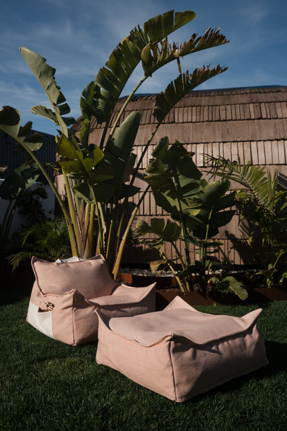 Wigiwama Wigiwama Beanbag Chair Outdoor - Seashell - Decomusy