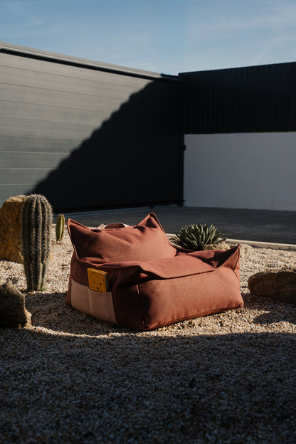 Wigiwama Wigiwama Beanbag Chair Outdoor - Pomegranate - Decomusy