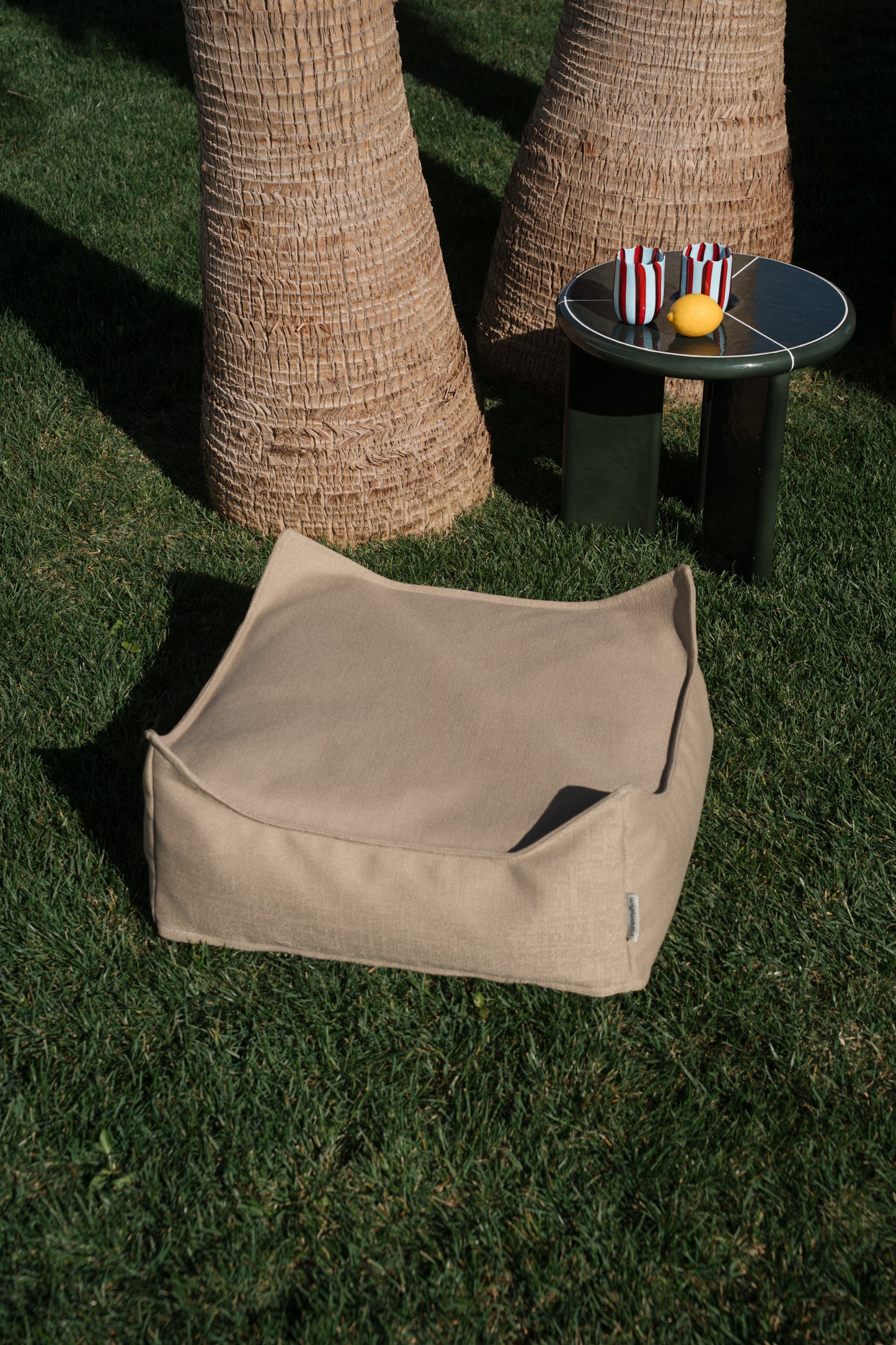 Wigiwama Wigiwama Pouffe Square Ottoman Outdoor - Dune - Decomusy