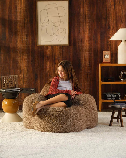Wigiwama Momo Chair Kinderfauteuil  - 11-17 jaar - Truffle