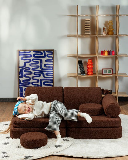 Wigiwama Wigiwama Settee Sofa Speelset Teddy - Warm Hazel - Decomusy