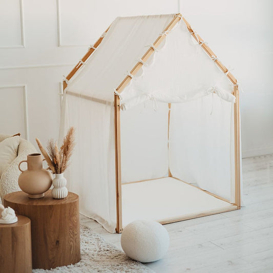 Moje. Moje. Playhouse Speelhuisje Scandi - White - Decomusy
