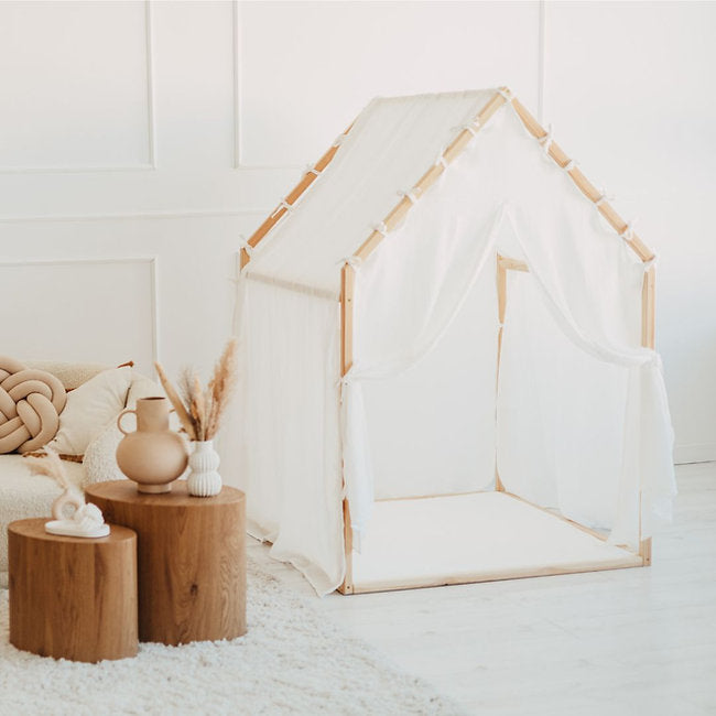 Moje. Moje. Playhouse Speelhuisje Scandi II - White - Decomusy