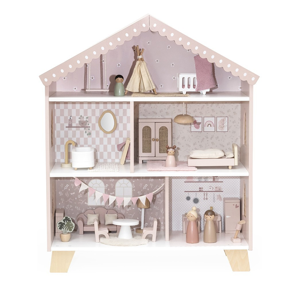 Label Label Doll House - Poppenhuis - Pink
