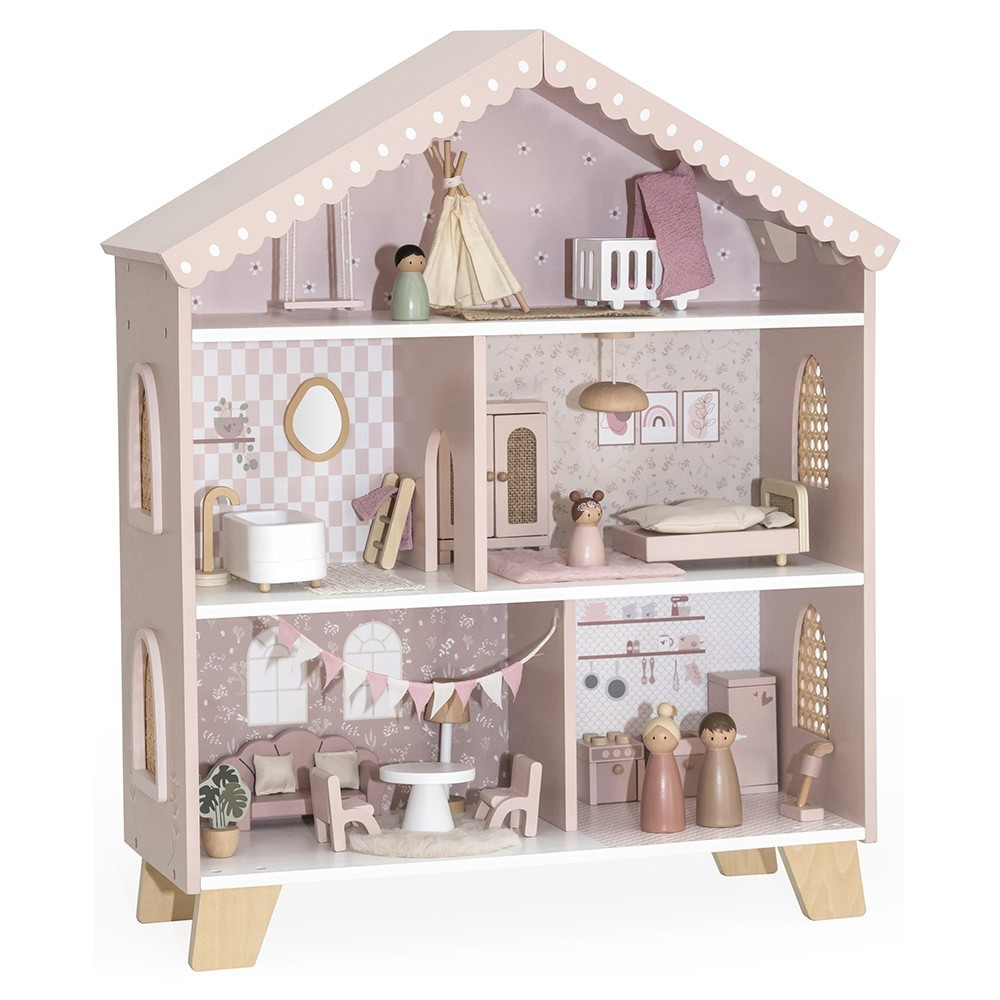 Label Label Doll House - Poppenhuis - Pink