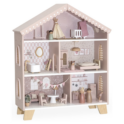 Label Label Doll House - Poppenhuis - Pink