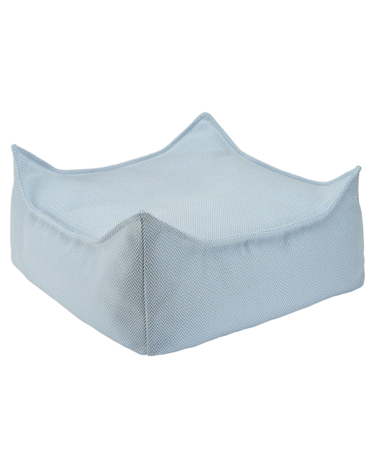 Wigiwama Wigiwama Pouffe Square Ottoman Outdoor - Azure - Decomusy