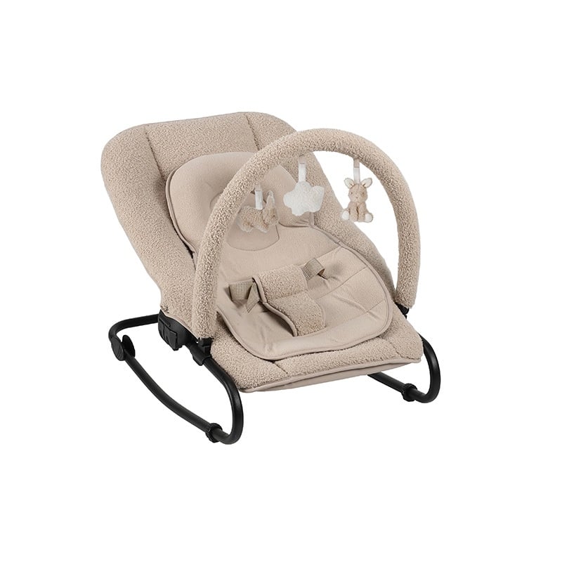 Little Dutch Little Dutch Wipstoel Luxe met Speeltjes - Beige - Decomusy