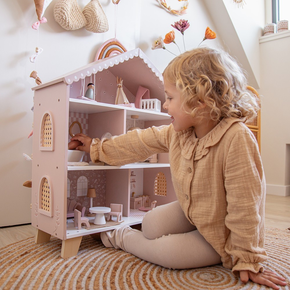 Label Label Doll House - Poppenhuis - Pink