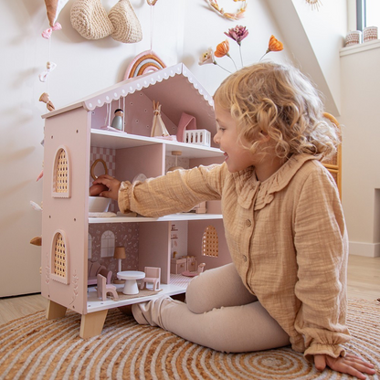 Label Label Doll House - Poppenhuis - Pink