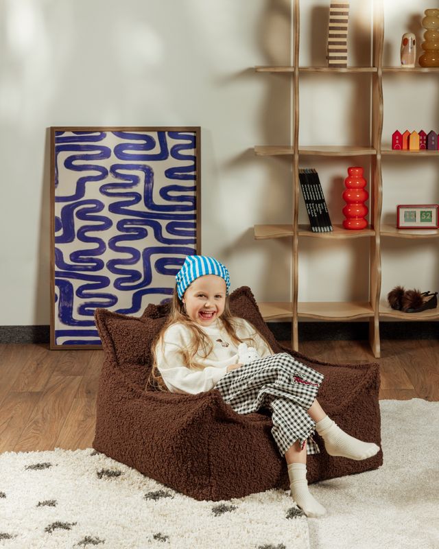 Wigiwama Wigiwama Beanbag Chair - Warm Hazel - Decomusy