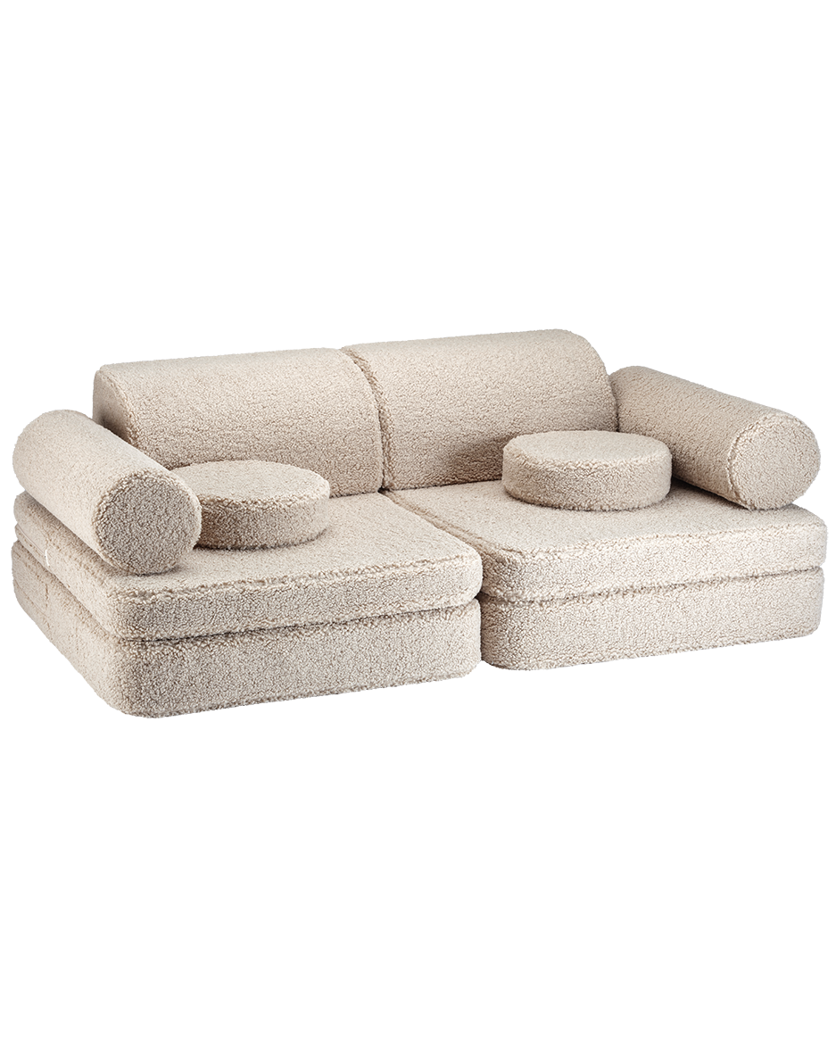 Wigiwama Wigiwama Settee Sofa Speelset - Biscuit - Decomusy