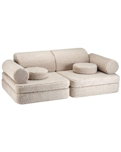 Wigiwama Wigiwama Settee Sofa Speelset - Biscuit - Decomusy