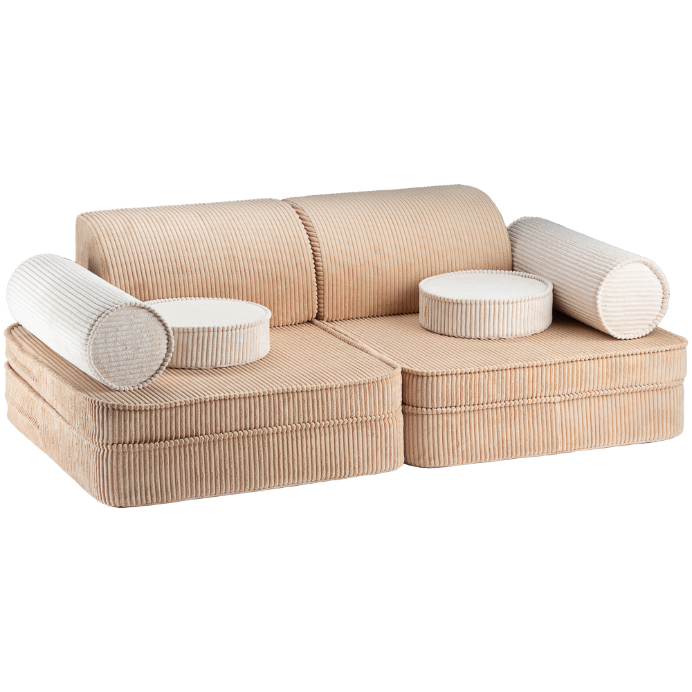 Wigiwama Wigiwama Settee Sofa Speelset - Brown Sugar - Decomusy