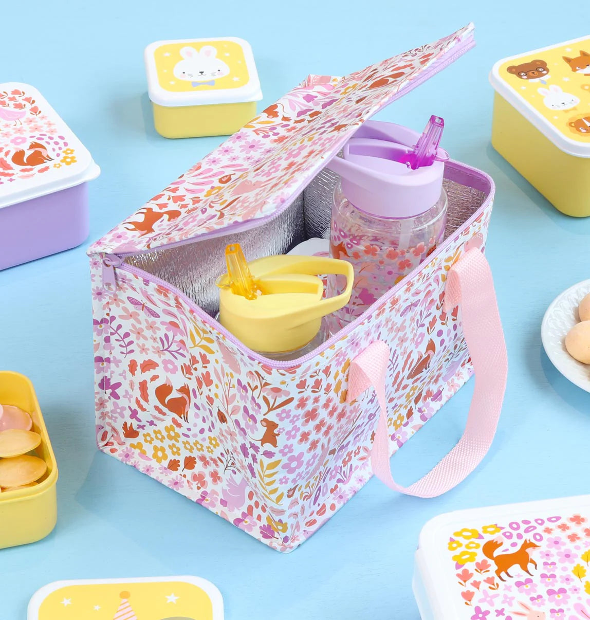 A Little Lovely Company A Little Lovely Company Cool Bag Koeltas - Flower Garden - Decomusy