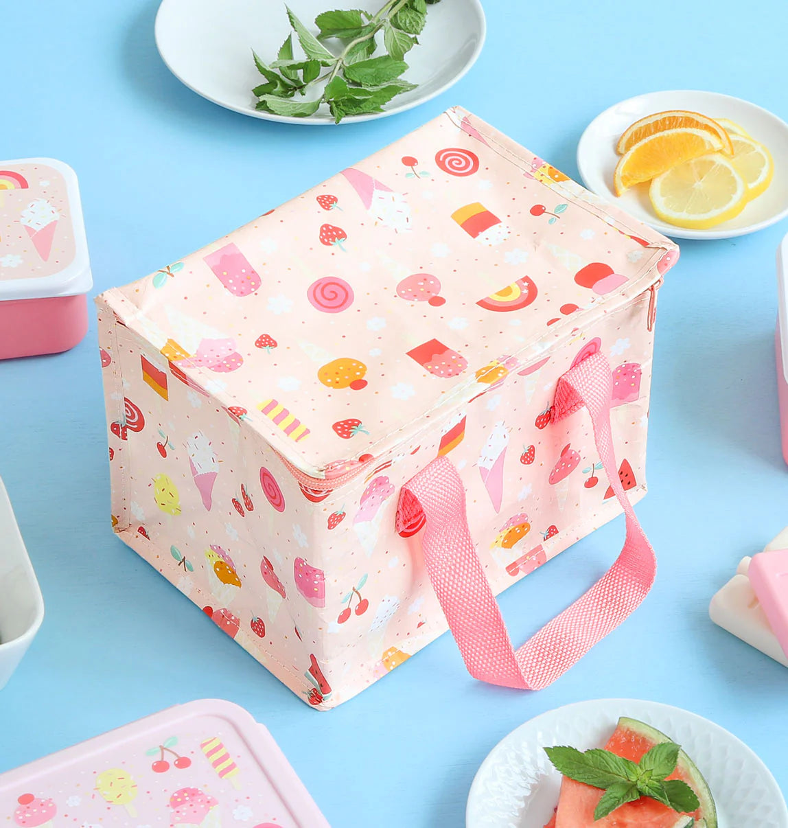 A Little Lovely Company A Little Lovely Company Cool Bag Koeltas - Ice Cream - Decomusy