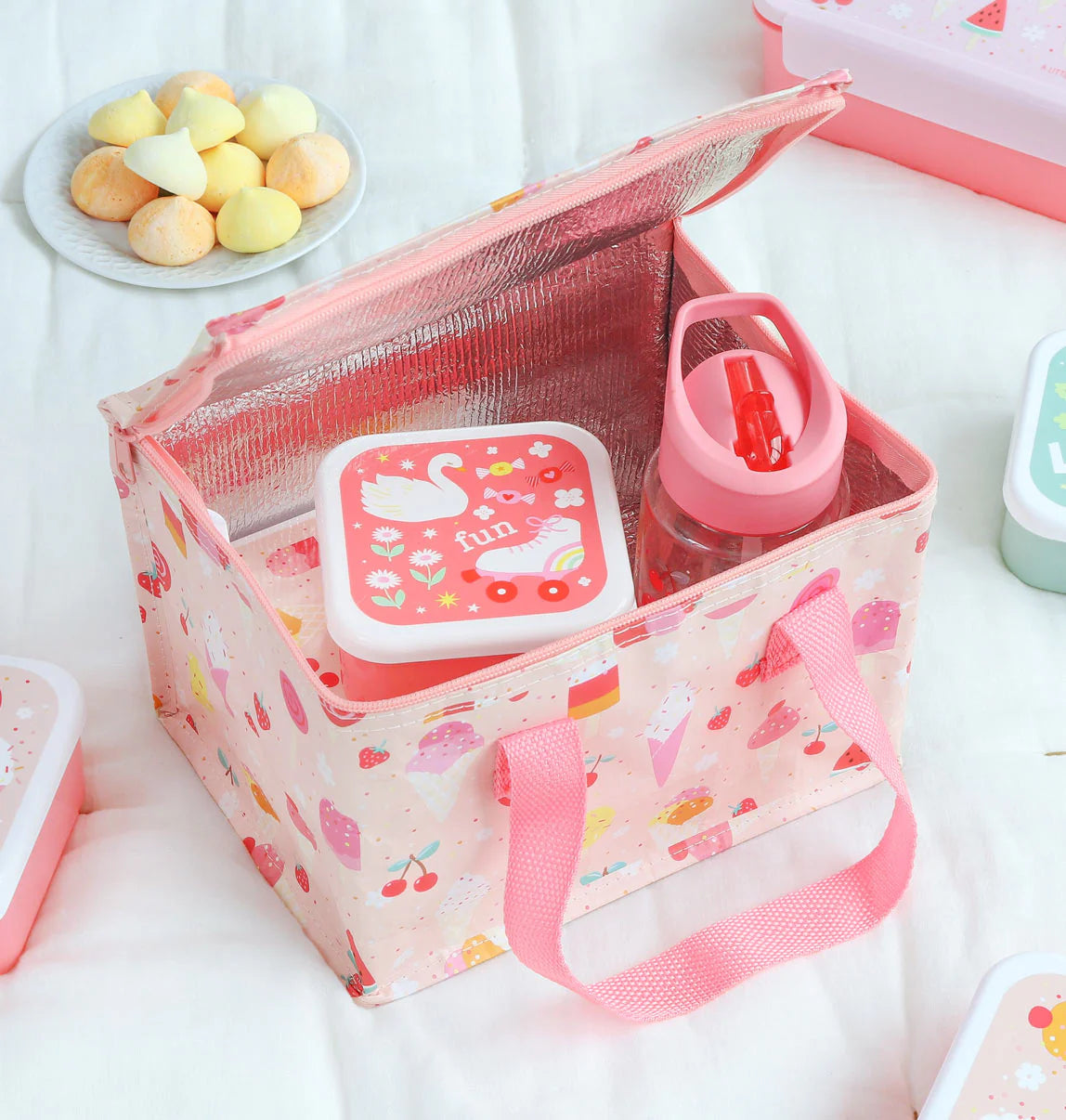 A Little Lovely Company A Little Lovely Company Cool Bag Koeltas - Ice Cream - Decomusy