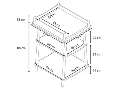 Charlie Crane Pago Verschoontafel met matras