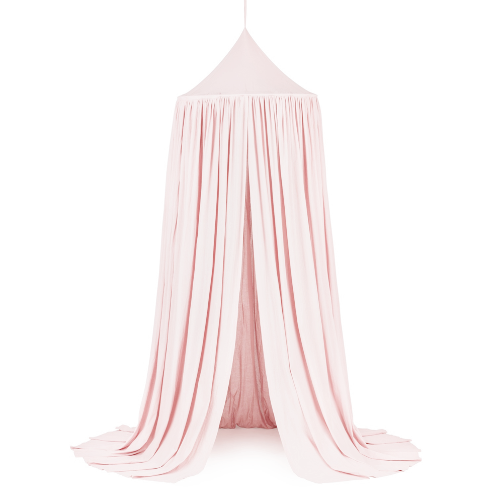 Cotton&Sweets Cotton & Sweets Soft Bedhemel Klamboe Maxi "Powder Pink" - Decomusy