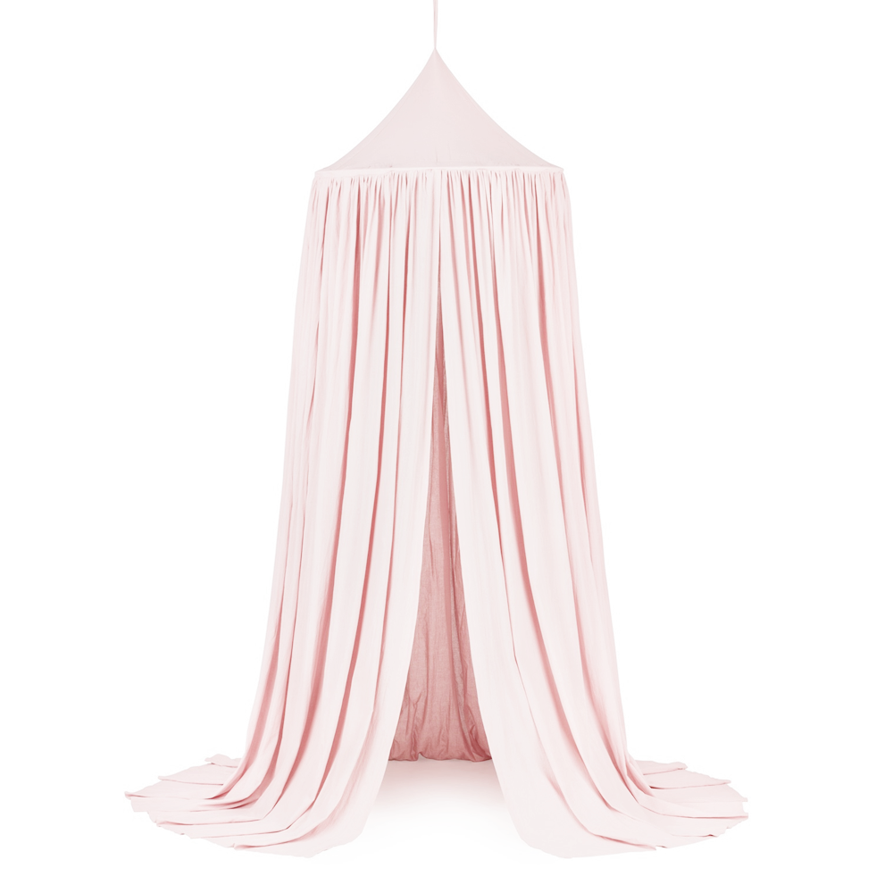 Cotton&Sweets Cotton & Sweets Soft Bedhemel Maxi "Powder Pink" - Decomusy